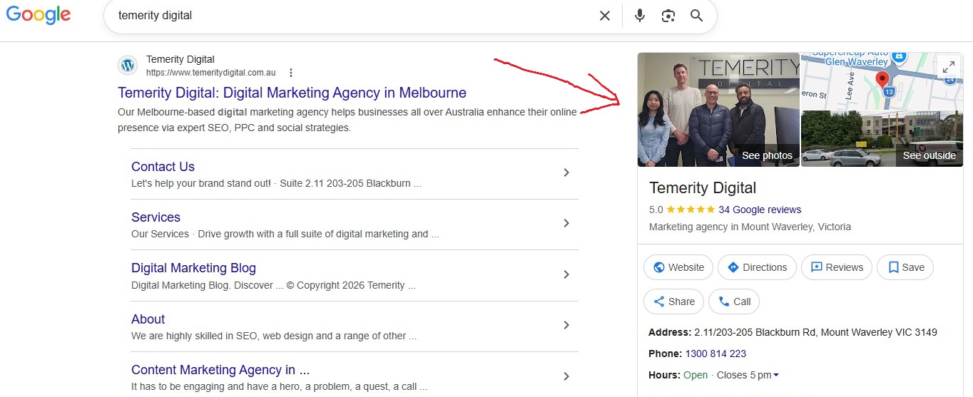 google business profile listing