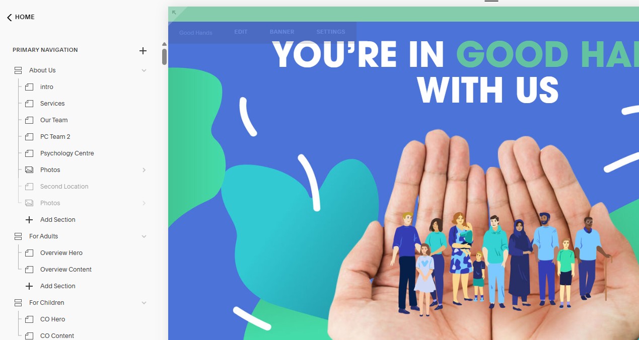 DIY web builder sample