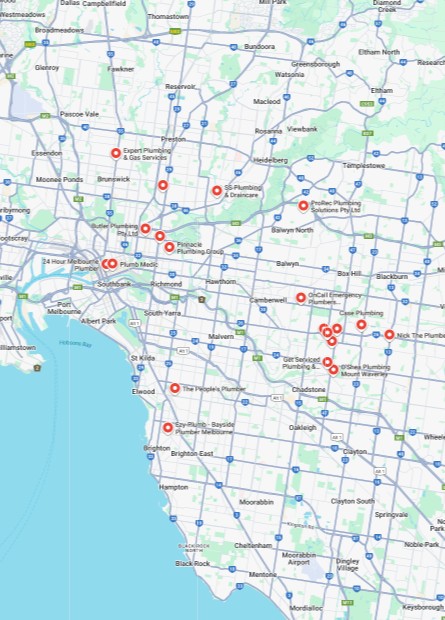 local seo map results