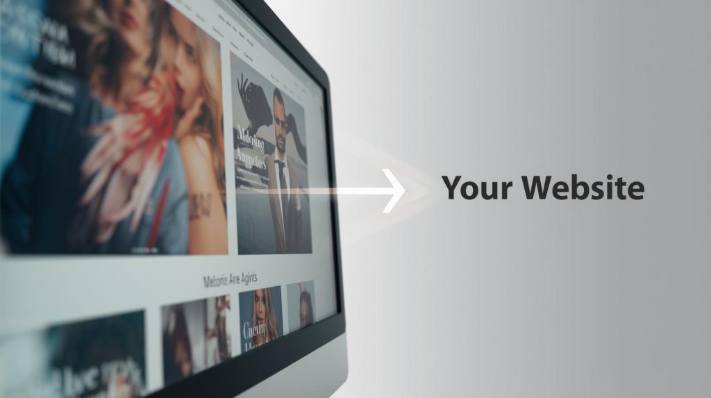 external link to your ecommerce site