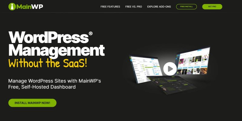 manage wordpress sites mainwp