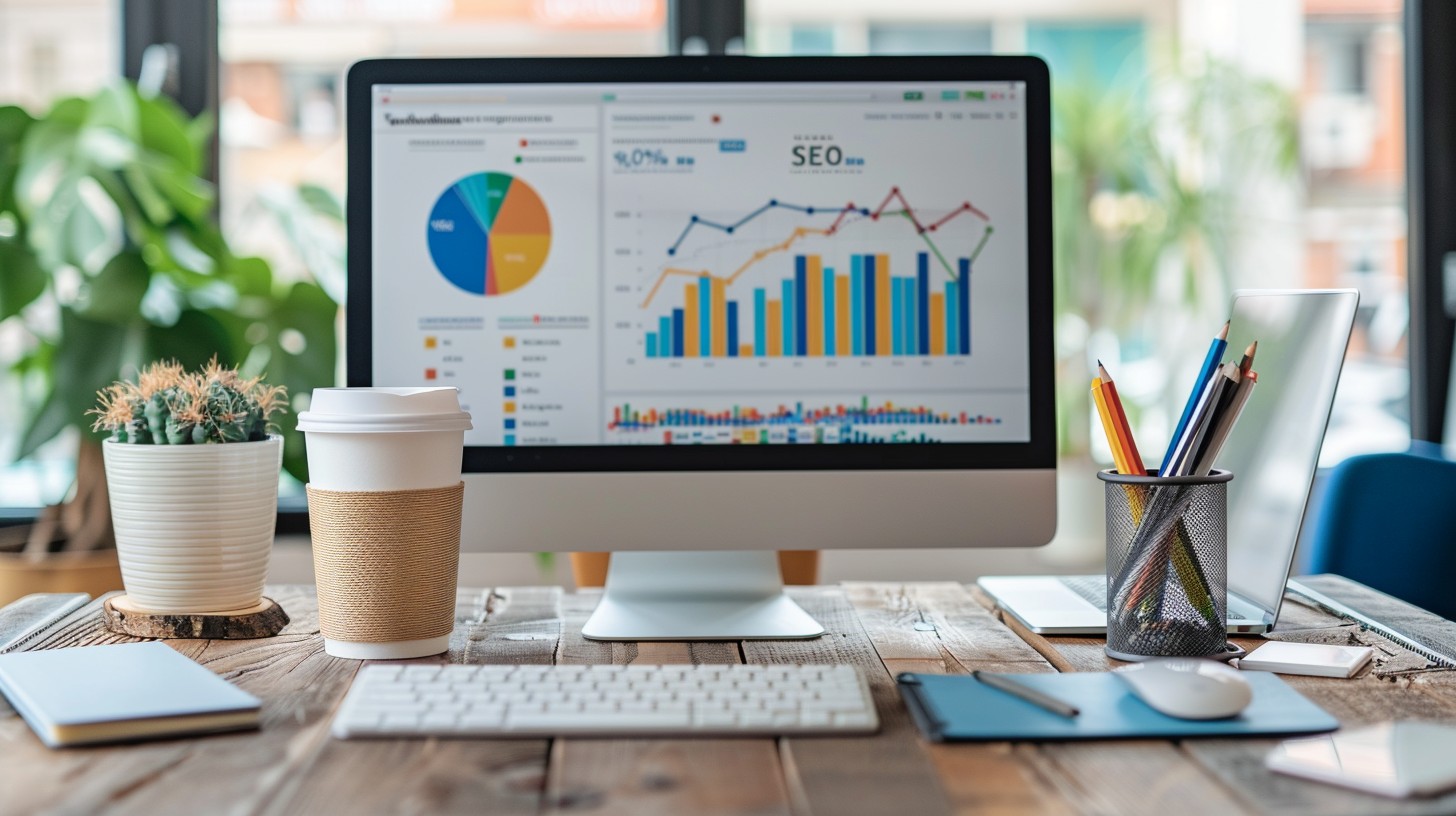 seo analytics display 