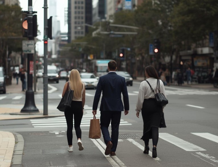 busy melbourne workers