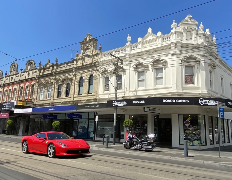 malvern suburb location street