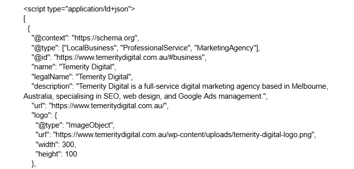 local schema for temerity
